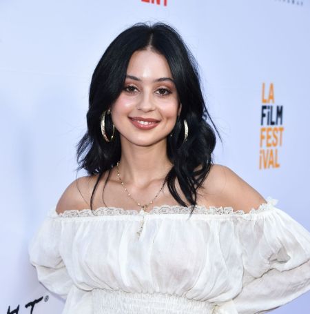 Alexa Demie posing for photo in LA film festival